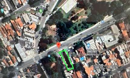 Terreno à venda na Avenida Atlântica, Vila Valparaíso, Santo André