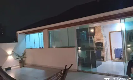 Cobertura para Venda em Santo André, Parque das Nações, 3 dormitórios, 1 suíte, 3 banheiros, 2 vagas
