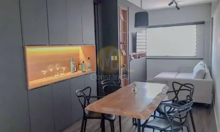 Apartamento tipo loft semimobiliado à venda - 44m² - 1 quarto - R$430.000