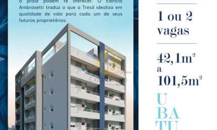 COBERTURA EM UBATUBA DE 3 QUARTOS, SUITE E VARANDA GOURMET - ENTREGA 2025