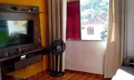 Apartamento com 2 quartos à venda na estrada dos três rios, freguesia (jacarepaguá), rio de janeiro, 48 m2 por r$ 190.000