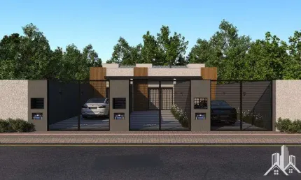 Casa Geminada para Venda em Joinville, Aventureiro, 2 dormitórios, 2 vagas