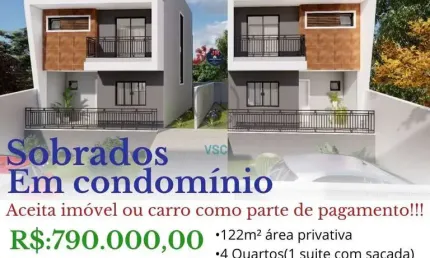 Casa com 4 quartos à venda na Rua Tucum, Uberaba, Curitiba