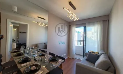 Belo apartamento na vila izabel, 2 quartos e sacada privativa com vaga!