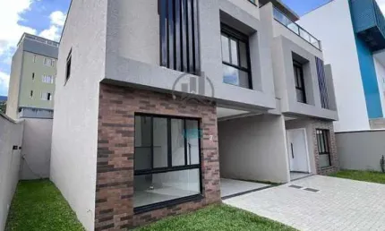 sobrado não geminado com 3 suítes + quarto no terraço a venda no bairro tingui