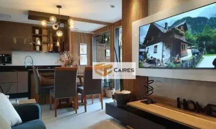 Apartamento com 2 dormitórios à venda, 57 m² por R$ 689.900,00 - Parque Rural Fazenda Santa Cândida - Campinas/SP