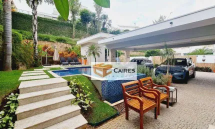 Casa com 5 dormitórios à venda, 520 m² por R$ 7.000.000,00 - Alphaville - Campinas/SP