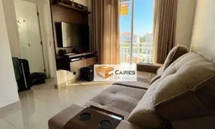 Apartamento com 2 dormitórios à venda, 47 m² por r$ 249.000,00 - parque jambeiro - campinas/sp