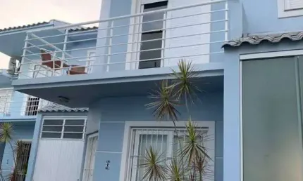 Casa em condomínio fechado com 3 quartos à venda na rua doutor tancredo neves, 312, fátima, canoas por r$ 399.900