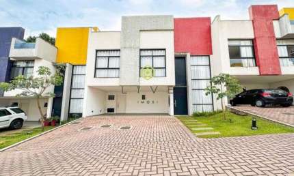 Casa em condomínio fechado com 3 quartos à venda na Rua João Batista Dallarmi, 961, Santo Inácio, Curitiba, 203 m2 por R$ 1.800.000