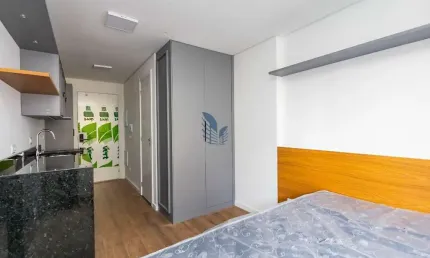 Apartamento com 1 quarto à venda na rua doutor pedrosa, 313, batel, curitiba por r$ 385.000