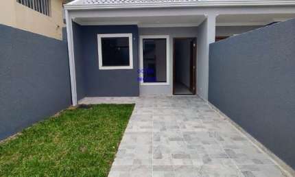 CASA  2 QUARTO,  C 46M², NOVA COM CURRASQUEIRA * financia MINHA CASA MINHA VIDA, RIO BONITO, CURITBA, FN 041 99864-4995