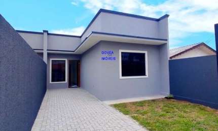 LINDA CASA , 3 QUARTOS, 68,24 M² NOVA, COM TERRENO DE 6,5X18 -  BAIRRO SOL NASCENTE, INDUSTRIAL  ARÁUCARIA