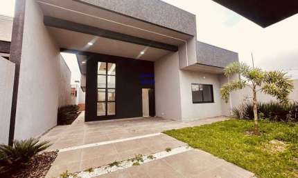 CASA 140M², 3 QUARTOS, UMA SUITE, PISCINA COM CASCATA, 2 VAGAS COBERTA, TERRENO D 250M², LOUÇAS DE QUALIDAE, LUSTRE E LED FN 041 998644995
