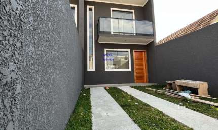 SOBRADO 3 QUARTOS, UMA SUITE, EDICULA C/ CHURRASQUEIRA, 2 VAGAS, A UMA QUADRA DO CENRO COMERCIAL RUA ENETT DUBARD, NO STA RITA, FN 99864-4995 GOVEA