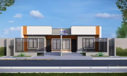 Casa 74m², 3 quartos, 390mil,minha casa minha vida,  financia