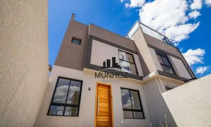 Sobrado com 3 dormitórios à venda, 102 m² por R$ 679.000,00 - Lindóia - Curitiba/PR
