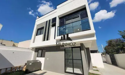 Sobrado com 3 dormitórios à venda, 98 m² por r$ 645.000,00 - portão - curitiba/pr