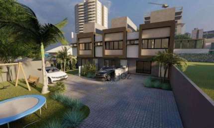 Sobrado com 3 dormitórios à venda, 103 m² por R$ 620.000,00 - Xaxim - Curitiba/PR