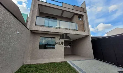 Sobrado com 3 dormitórios à venda, 126 m² por r$ 760.000,00 - xaxim - curitiba/pr