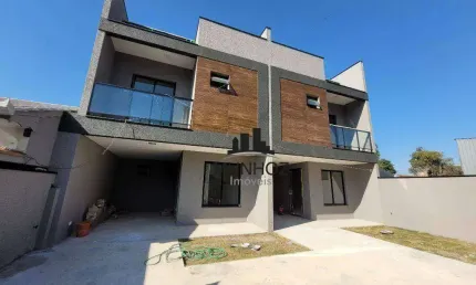 Sobrado com 3 dormitórios à venda, 140 m² por r$ 849.000,00 - capão raso - curitiba/pr