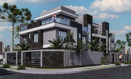 Sobrado com 3 dormitórios à venda, 157 m² por R$ 1.250.000,00 - Água Verde - Curitiba/PR