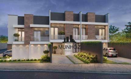 Sobrado com 3 dormitórios à venda, 88 m² por R$ 580.000,00 - Cidade Industrial - Curitiba/PR