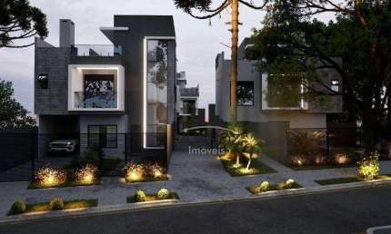 Sobrado com 3 dormitórios à venda, 127 m² por R$ 957.900,00 - Água Verde - Curitiba/PR
