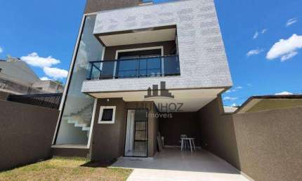 Sobrado com 3 dormitórios à venda, 137 m² por R$ 779.000,00 - Xaxim - Curitiba/PR