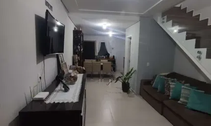 Sobrado geminado à venda em joinville, itaum, pronto pra morar