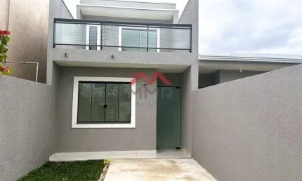 Casa em condomínio fechado com 3 quartos à venda na rua tenente antônio emílio vaz lobo, tatuquara, curitiba, 64 m2 por r$ 320.000