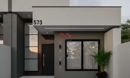 Casa com 3 quartos à venda na Aloízio Lins, Cachoeira, Araucária, 97 m2 por R$ 720.000