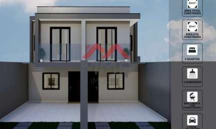 Casa com 3 quartos à venda na Rua Francisco Strobach Filho, Tatuquara, Curitiba, 61 m2 por R$ 400.000