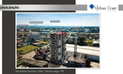 Apartamento com 3 quartos à venda na santos dumont, vila operária, campo largo, 84 m2 por r$ 728.900