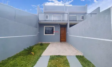 Casa em condomínio fechado com 3 quartos à venda na rua joaquim bertholdi, campo de santana, curitiba, 60 m2 por r$ 350.000