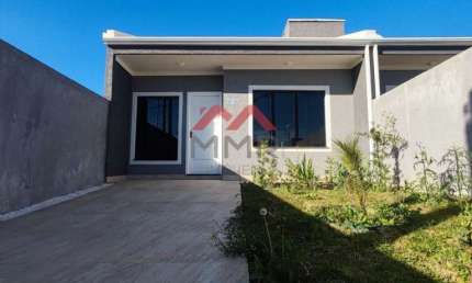 Casa com 3 quartos à venda na Joao de Barro, Eucaliptos, Fazenda Rio Grande, 61 m2 por R$ 449.000
