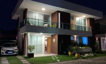 Casa em condomínio fechado com 4 quartos à venda na Rua Carlos Conceição, Buraquinho, Lauro de Freitas, 200 m2 por R$ 1.195.000