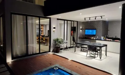 Casa em condomínio fechado com 4 quartos à venda na rua arraial d'ajuda, alphaville (abrantes), camaçari, 290 m2 por r$ 1.650.000