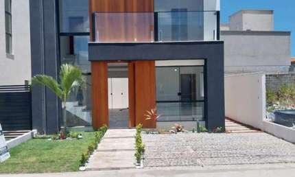 Casa em condomínio fechado com 4 quartos à venda na Rua Sucupió, Abrantes, Camaçari, 172 m2 por R$ 890.000