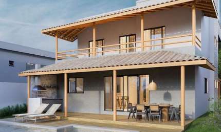 Casa em condomínio fechado com 4 quartos à venda na BA 099, KM 066,, Centro, Mata de São João por R$ 2.390.000