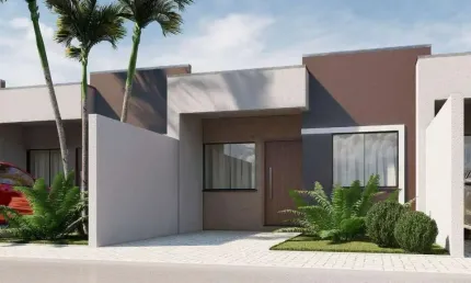 Casa com 2 quartos à venda na Rua Nivaldo Domingos, Ipitanga, Lauro de Freitas, 55 m2 por R$ 390.000
