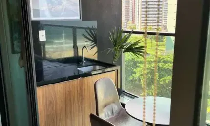 Apartamento com 1 quarto à venda na avenida octávio mangabeira, armação, salvador, 31 m2 por r$ 650.000