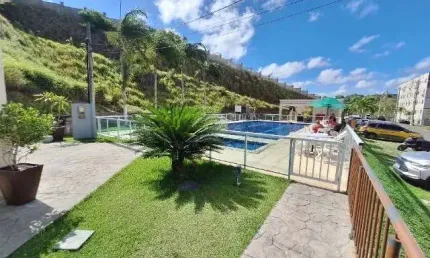 Apartamento com 2 quartos à venda na rua jurema, caixa d'água, lauro de freitas, 43 m2 por r$ 150.000