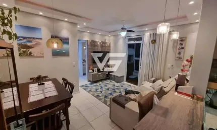 Apartamento com 2 Suítes Sacada com Churrasqueira  2 Vagas Garagem