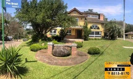 Casa em Condomínio para Venda em Viamão, São Lucas, 4 dormitórios, 1 suíte, 5 banheiros, 6 vagas