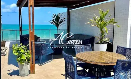 Apartamento com Terraço Privativo Beira-Mar do Bessa
