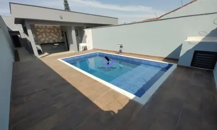 Casa nova no cibratel 2 oportunidade com piscina e 3 quartos