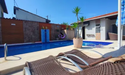 Casa dos sonhos em itanhaem localizado no cibratel ii lado praia.