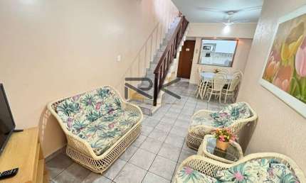 Cobertura Duplex Praia Grande em Ubatuba-SP com 3 dormitórios,sendo 2 suítes,varanda gourmet com churrasqueira,2 vagas de garagem