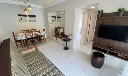 APARTAMENTO PRAIA GRANDE com 2 dormitórios,1 suíte,1 vaga de garagem,varanda gourmet com churrasqueira